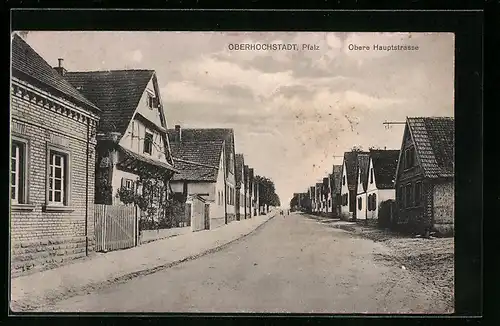 AK Oberhochstadt /Pfalz, Obere Hauptstrasse