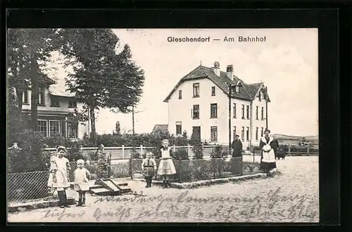 AK Gleschendorf, Am Bahnhof