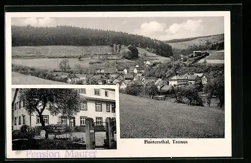 AK Finsternthal /Taunus, Gasthaus Pension Maurer