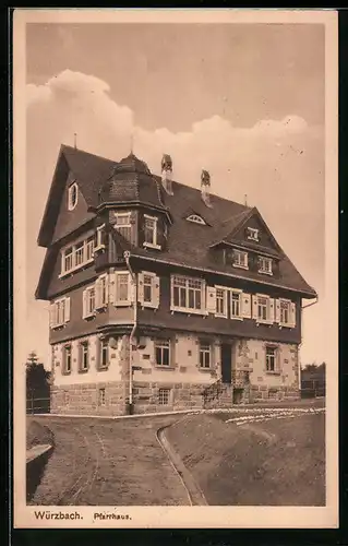 AK Würzbach, Vor dem Pfarrhaus