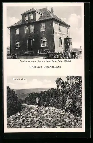 AK Otzenhausen, Gasthaus zum Hunnenring