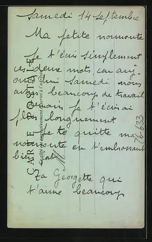 Künstler-AK Georges Mouton: Hund jagt einer Kutsche nach