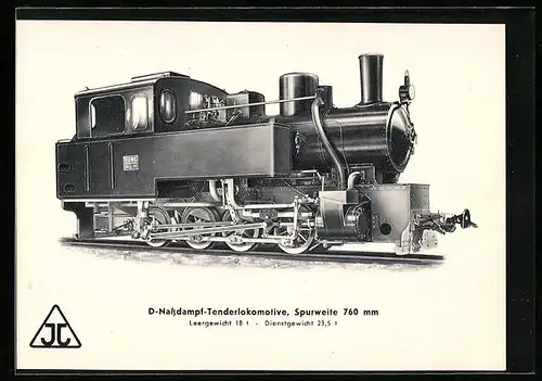 AK D-Nassdampf-Tender-Lokomotive der Arn. Jung Lokomotivfabrik GmbH
