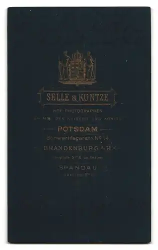 Fotografie Selle & Kuntze, Potsdam, Schwertfegerstr. 14, Portrait bildschönes Fräulein mit Dutt