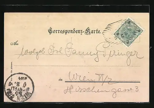 AK Attersee, Teilansicht mit Gebirgspanorama