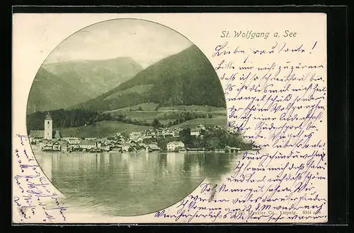 AK St. Wolfgang am See, Gesamtansicht
