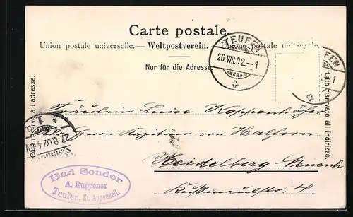 AK Teufen, Gesamtansicht des Ortes