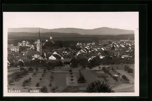 AK Bülach, Gesamtansicht der Ortschaft