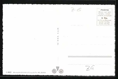 AK Cham, Teilansicht des Ortes