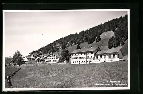 AK Wildhaus, Gesamtansicht d. Zwingliheim