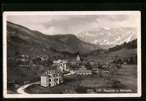 AK Ennetbühl, Teilansicht mit Säntiskette