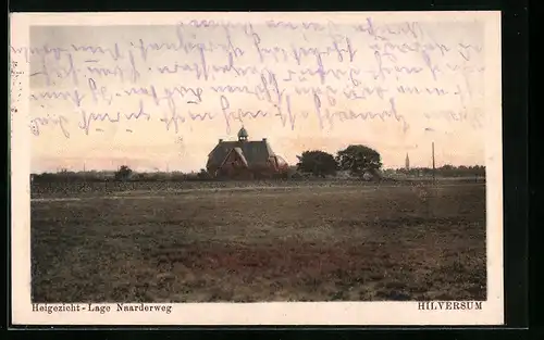 AK Hilversum, Heigezicht, Lage Naarderweg