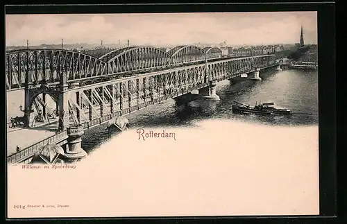 AK Rotterdam, Willems- en Spoorbrug