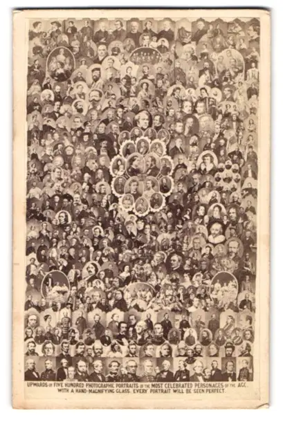 Fotografie Ashford Broth. & Co., London, Kollage Kaiserin Sissi, Franz Joseph I. Florence Nightingale, Kaiser China 0