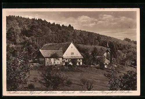 AK Nordrach, Gasthaus zum Vogt auf Mühlatein mit Umgebung