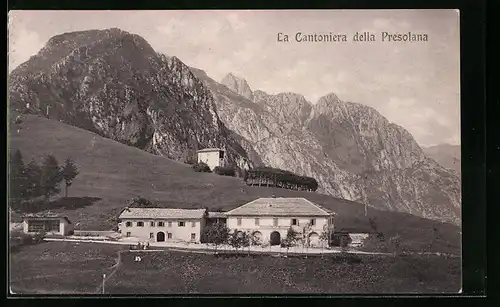 AK Castione della Presolana, Ortsansicht, Panorama