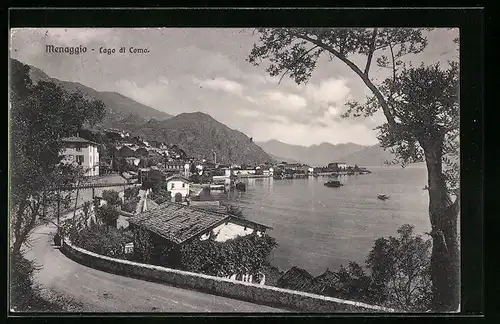 AK Menaggio, Teilansicht, Lago di Como