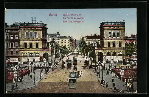 AK Berlin-Kreuzberg, Hallesches Tor