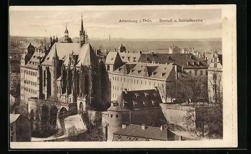 AK Altenburg i. Thür., Schloss und Schlosskirche