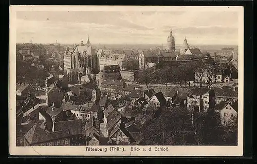 AK Altenburg /Thür., Blick auf das Schloss