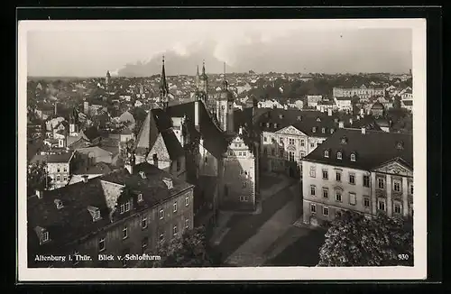 AK Altenburg i. Thür., Blick vom Schlossturm