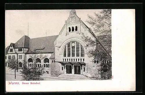 AK Worms, Neuer Bahnhof