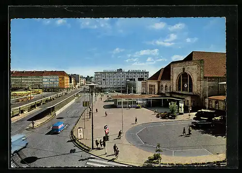 AK Mönchengladbach, Partie am Hauptbahnhof