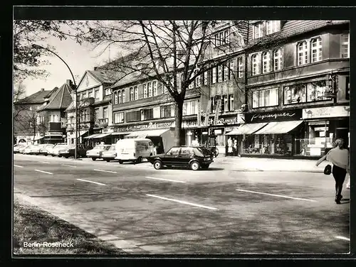 AK Berlin-Grunewald, Platz am Roseneck