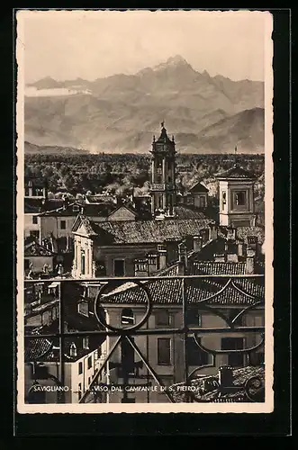 AK Savigliano, L. M. Viso dal Campanile di S. Pietro