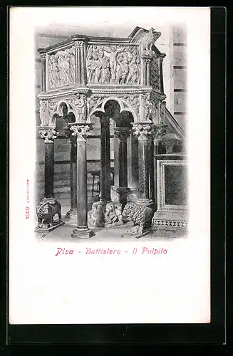 AK Pisa, Battistero, Il Pulpito