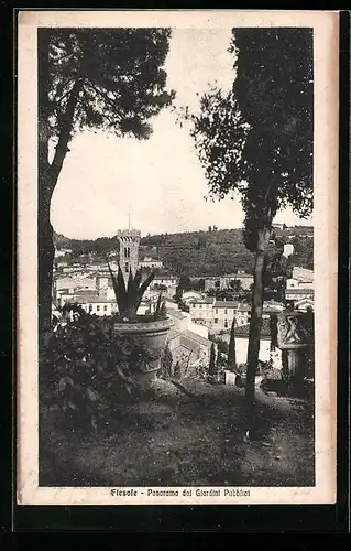 AK Fiesole, Panorama dal Giardini Pubblici