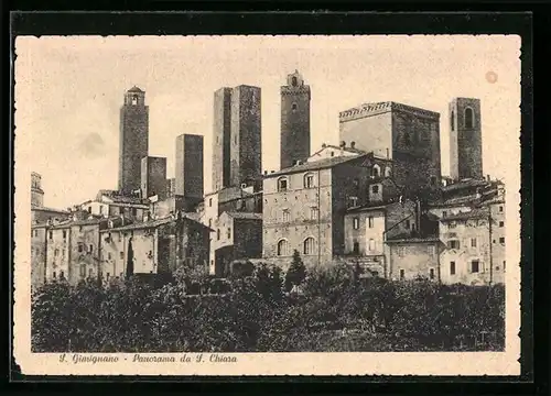 AK S. Gimignano, Panorama da S. Chiara