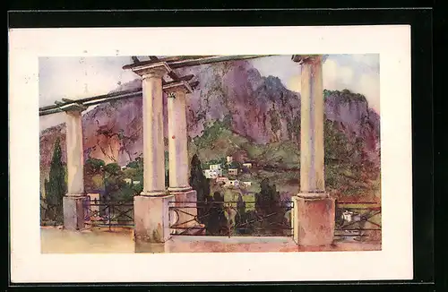 AK Capri, Dalla terrazza della funicolare