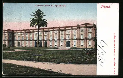 AK Napoli, Il Palazzo Reale di Capodimonte