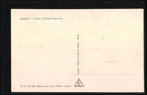 AK Amalfi, Veduta dall`Hotel Cappuccini
