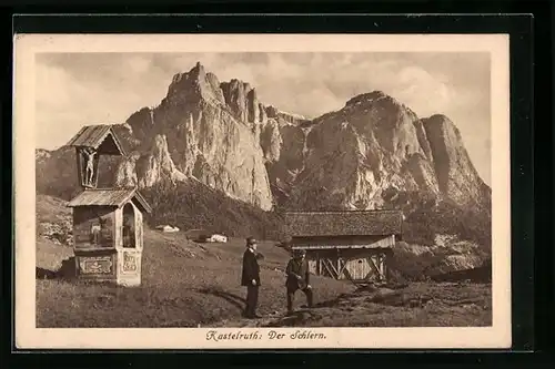 AK Kastelruth, Blick auf den Schlern