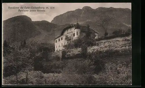 AK Appiano presso Bolzano, Pensione de Lutz-Liebenburg