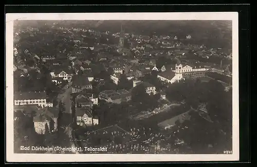 AK Bad Dürkheim /Rheinpfalz, Ortsansicht aus der Vogelschau