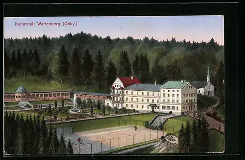 AK Wartenberg /Obby., Blick auf die Kuranstalt