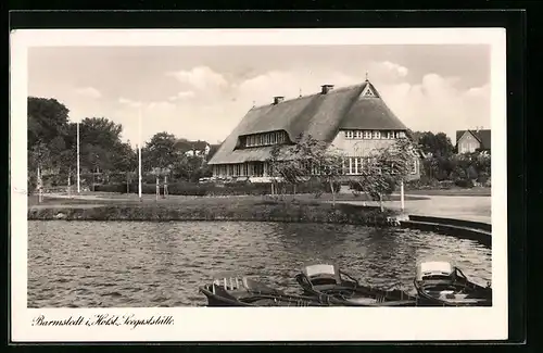 AK Barmstedt i. Holst., Blick auf die Seegaststätte