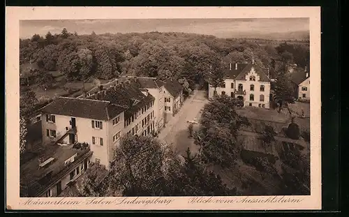 AK Ludwigsburg, Blick vom Aussichtsturm