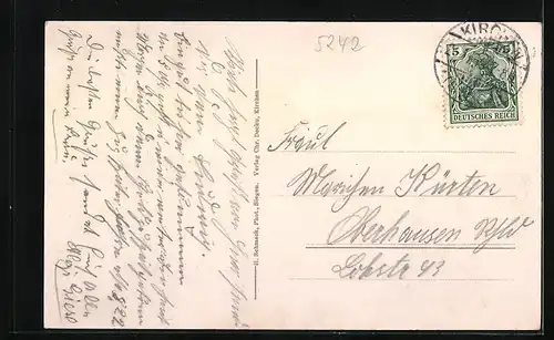 AK Kirchen, Ortsansicht mit Kirche