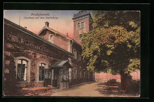 AK Bischofswerda, Gasthaus auf dem Butterberge
