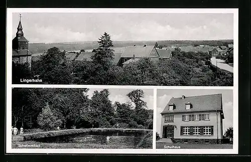 AK Lingerhahn, Schwimmbad, Schulhaus