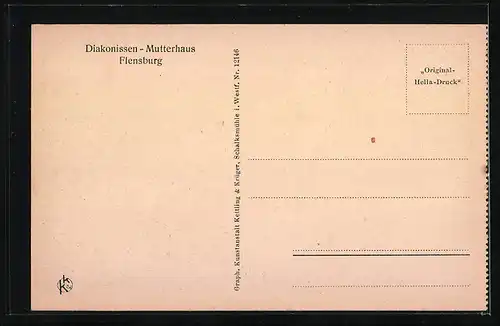 AK Flensburg, Diakonissen-Mutterhaus, Wohnzimmer im Schwesternhaus