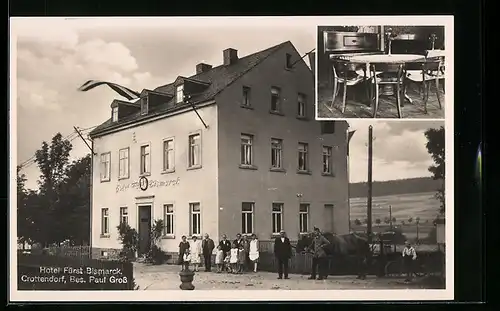 AK Crottendorf, Hotel Fürst Bismarck