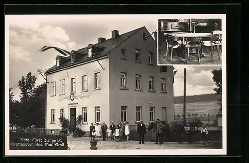 AK Crottendorf, Hotel Fürst Bismarck