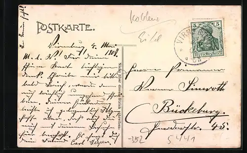 AK Virneburg, Totalansicht mit Kirche