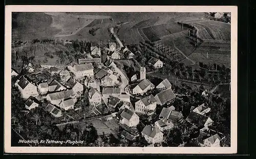 AK Neukirch /Kr. Tettnang, Ortsansicht, Fliegeraufnahme