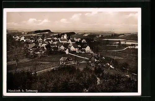 AK Neukirch b. Tettnang, Gesamtansicht aus der Vogelschau